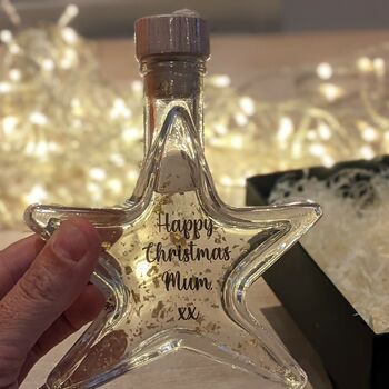 Personalised Christmas Gin Star, 3 of 10