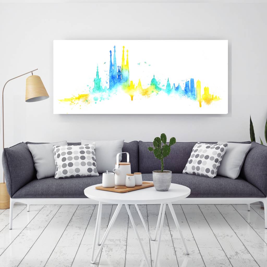 Barcelona, Canvas Art By Hoxton Art House