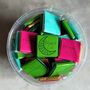 Eid Chocolate Squares Tub 100pk Colourful, thumbnail 7 of 7