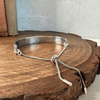 Rose Swirl Vintage Spoon Cuff Bracelet, 3 of 5