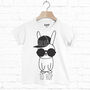 Hip Hop Bunny Children’s Organic Cotton Slogan T Shirt, thumbnail 1 of 1