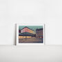 Crucible Theatre Sheffield Travel Poster Art Print, thumbnail 4 of 8