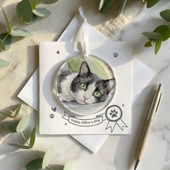 Personalised Father's Day Card For Cat Dad / Dog Dad, 2 of 9