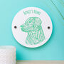 Personalised Labrador Wall Plaque, thumbnail 2 of 4