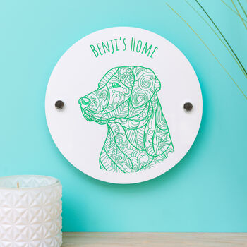 Personalised Labrador Wall Plaque, 2 of 4