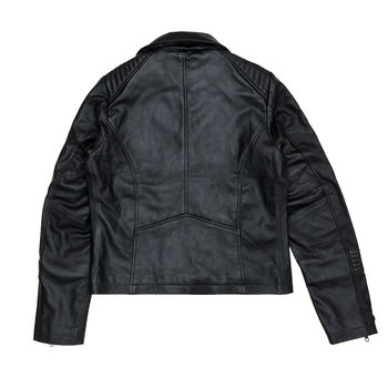 Ladies Black Leather Biker Jacket, 5 of 8