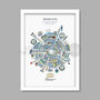 Spurs Wheel Of Fame Football Poster Print, thumbnail 4 of 4