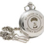 Peaky Blinders Design Silver Pocket Watch, thumbnail 1 of 4