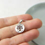 Sterling Silver Family Tree Of Life Engraved Necklace, thumbnail 1 of 10