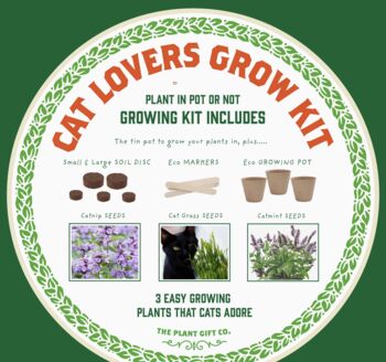 Cats Eco Grow Your Own Plant Kit, 8 of 8