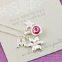 Blossom Charm Necklace, thumbnail 3 of 6