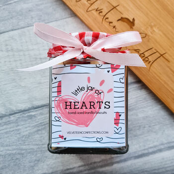 Little Jar Of Hearts Biscuits Gift, Luxury Biscuits, 2 of 8