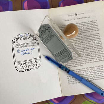 What I Love About This Book Stamp + Ink Pad, 3 of 3