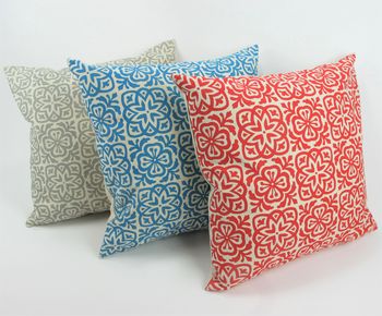 Moroccan Tile Square Cushion Cover, 12 of 12