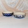 Livie Blue Pottery Salad Bowls, thumbnail 2 of 3