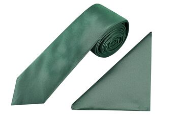 Mens Luxury Emerald Green Tie Gift Box Set, 4 of 5