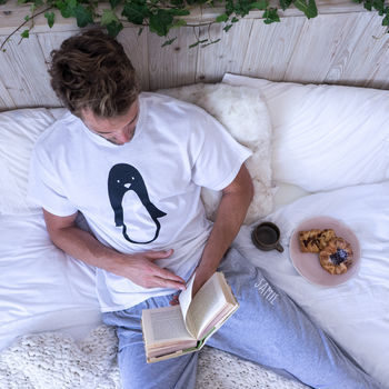 Personalised Men's Penguin Pyjamas, 2 of 6