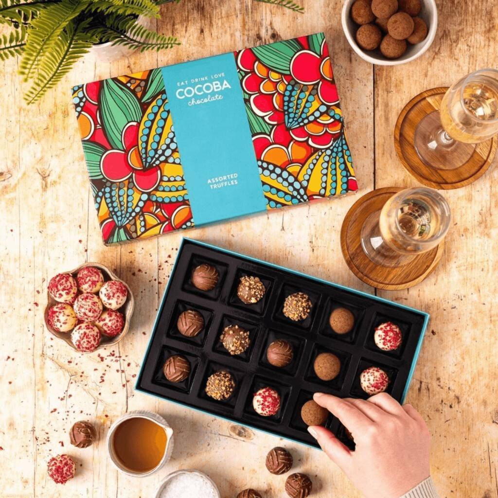 Chocolate Truffles Selection Gift Box, 1 of 4