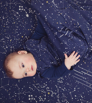 Baby Sleep Bag Merino + Organic Cotton 'Super Star', 6 of 9