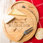 Personalised Wedding Cheese Board Set 'Heart And Arrow', thumbnail 2 of 9