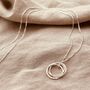 Sterling Silver Russian Ring Necklace, thumbnail 8 of 8