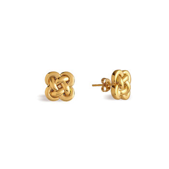 Tori Knot Stud Earrings, 2 of 3