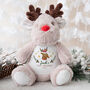 Personalised Baby’s First Christmas Reindeer Teddy, thumbnail 2 of 3