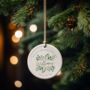 First Married Christmas Botanical Decoration, thumbnail 4 of 5