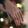 18ct Gold Plated Or Sterling Silver Chain Ring, thumbnail 1 of 6