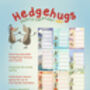 Hedgehugs 2024 Family Organiser Calendar, thumbnail 4 of 6
