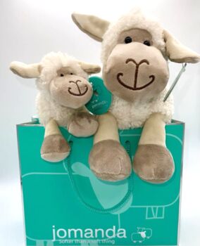 Sheep Mummy, Baby Lamb Soft Plush Toy Set, 8 of 8