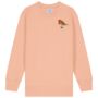 Childrens Unisex Organic Cotton Embroidered Robin Christmas Jumper, thumbnail 8 of 11