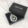 70th Or 80th Birthday Enamel Farthing Locket Necklace, thumbnail 2 of 8