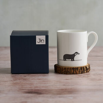 Badger Mug, Fine Bone China, 2 of 3