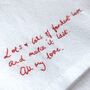 Personalised Sympathy Handkerchief With Handwritten Message, thumbnail 3 of 7