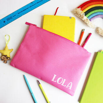 Large Pencil Case Pouch Personalised, 10 of 12