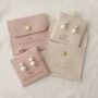 Bridal Party Pearl Earrings Gift For Bride Or Bridesmaid In Pouch, thumbnail 2 of 4