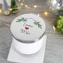 Couple Mistletoe Christmas Scented Candle With Lid, thumbnail 1 of 9