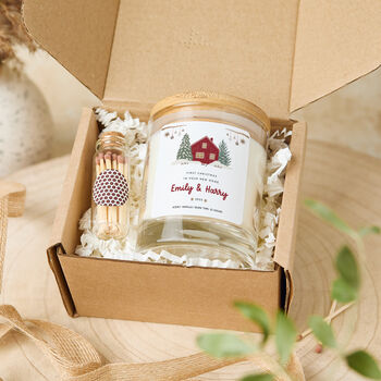 Personalised First Christmas Candle In New Home, 2 of 4