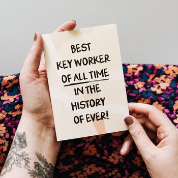 Best Key Worker Thank You Card, 3 of 4