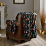 Christmas Baubles Super Soft Fleece Throw 140 X 180cm, thumbnail 1 of 4