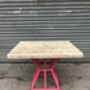 Reclaimed Industrial Cage Pedestal Table, thumbnail 4 of 8