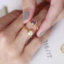 Birthstone Ring In Silver Or 18ct Gold Vermeil, thumbnail 9 of 11