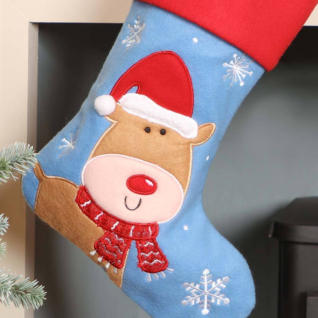 Personalised Reindeer And Snowman Christmas Stockings By Dibor ...