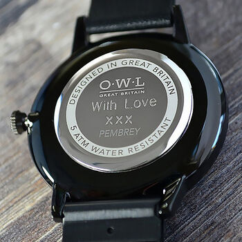 Pembrey Mens Personalised Bracelet Watch, 7 of 8