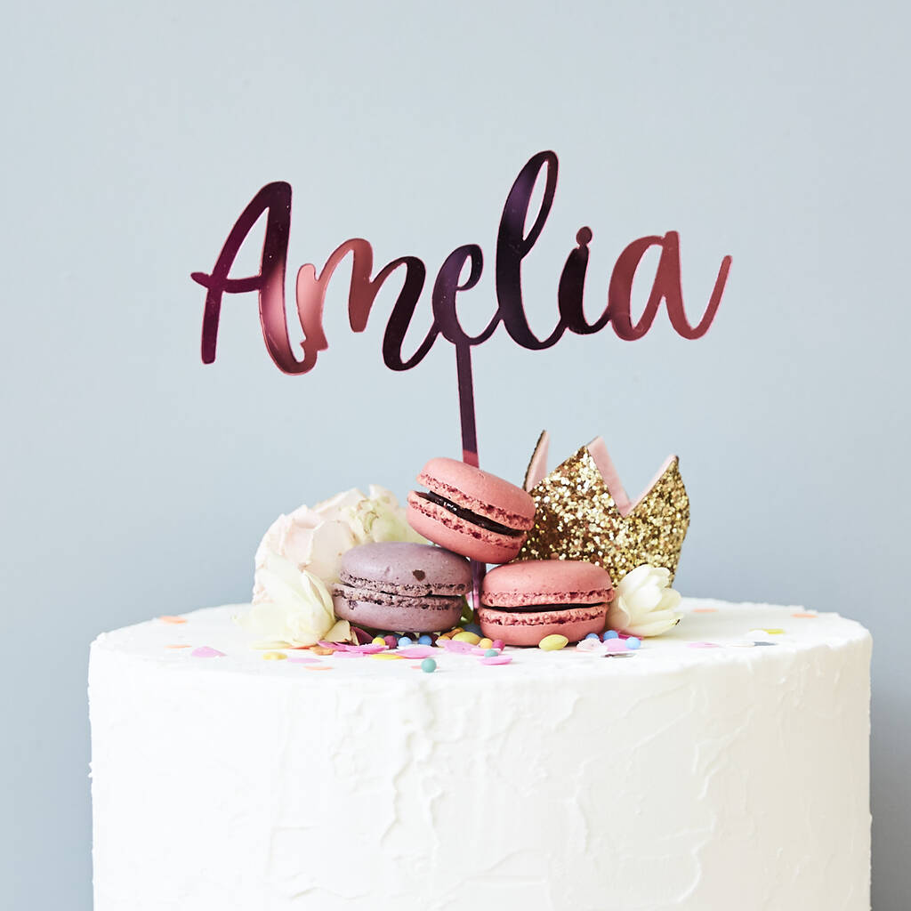 Enchanted Personalised Cake Topper, 1 of 5