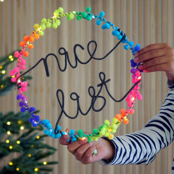 Nice List Wreath Light, 2 of 11