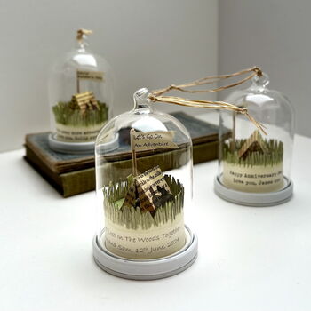 Personalised Camping Under The Stars Glass Dome Gift, 5 of 10