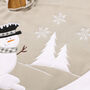 Personalised White Christmas Snowman Tree Skirt, thumbnail 5 of 6