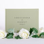 Personalised Alternative Wedding Linen Guest Book, thumbnail 8 of 8